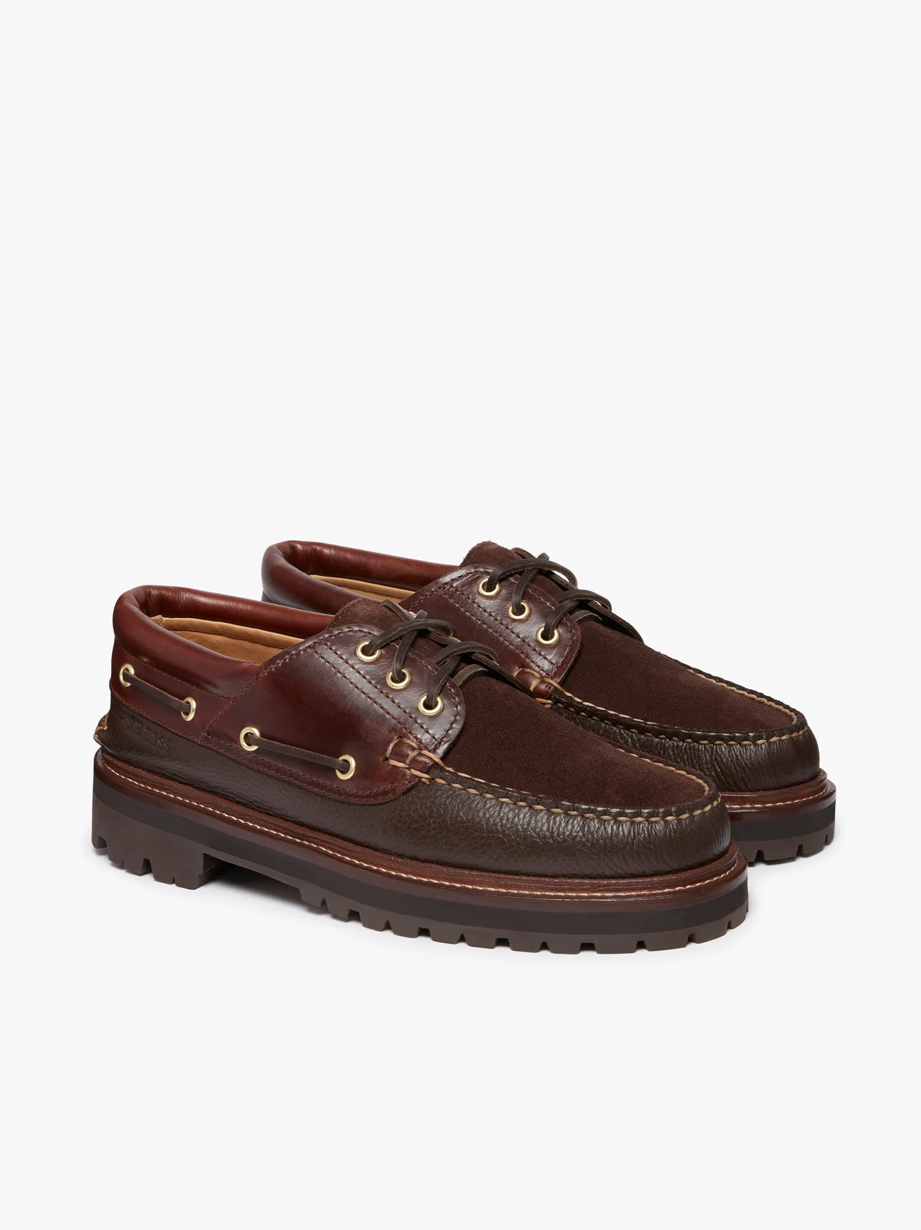 Best 1876 Camp Moc Leather & Suede Chunky Loafers