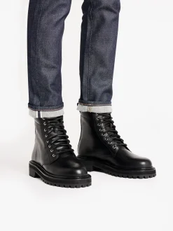 Online Benson Combat Boots Leather Boots & Moccasins