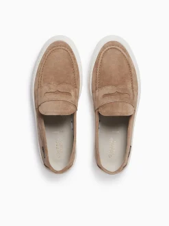 Buxton Penny Loafers Suede Penny Loafers