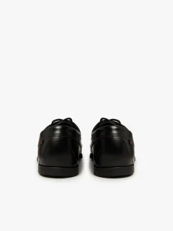 Sale Camp Moc Jackman Black Leather Boots & Moccasins
