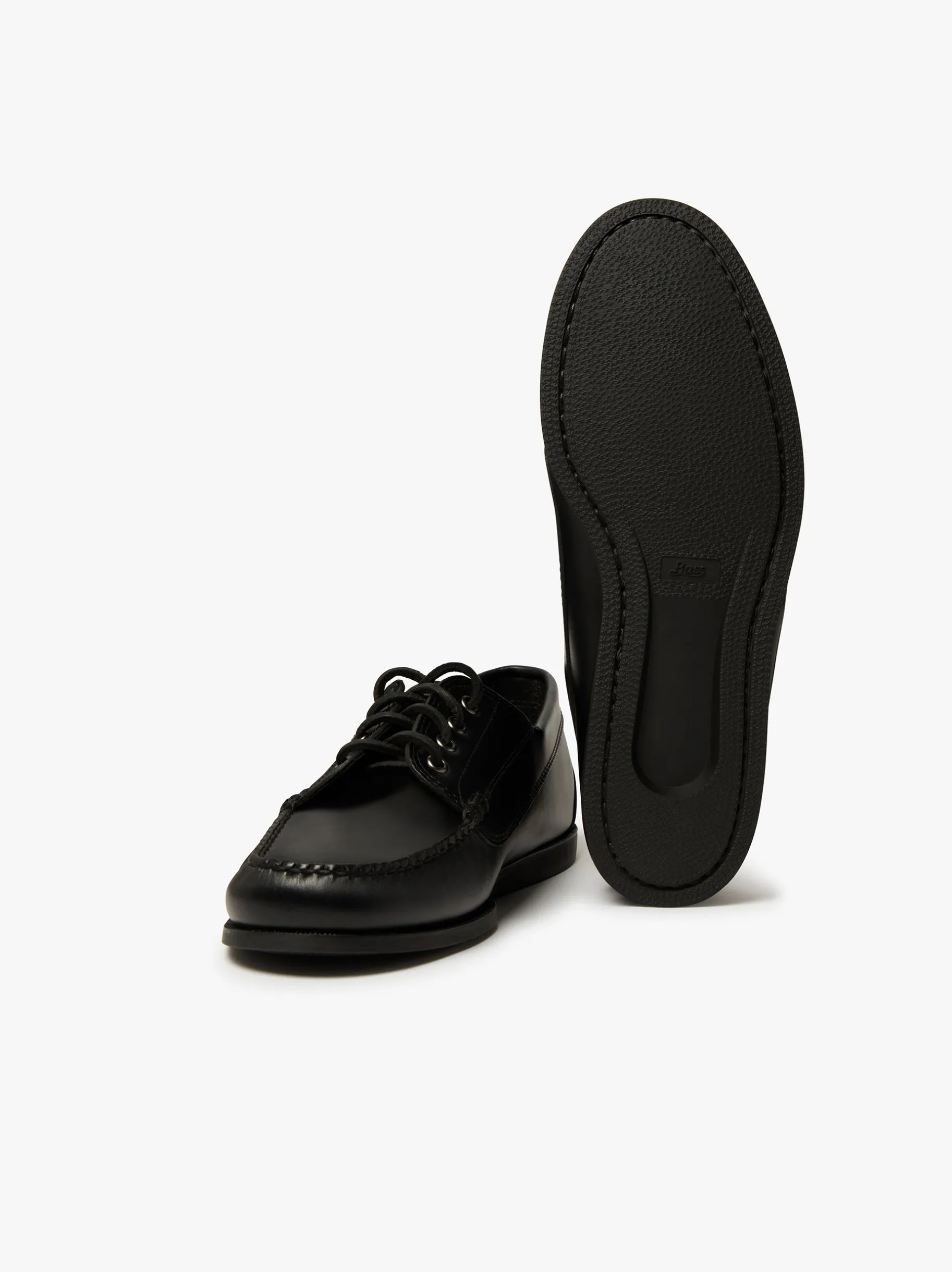 Sale Camp Moc Jackman Black Leather Boots & Moccasins