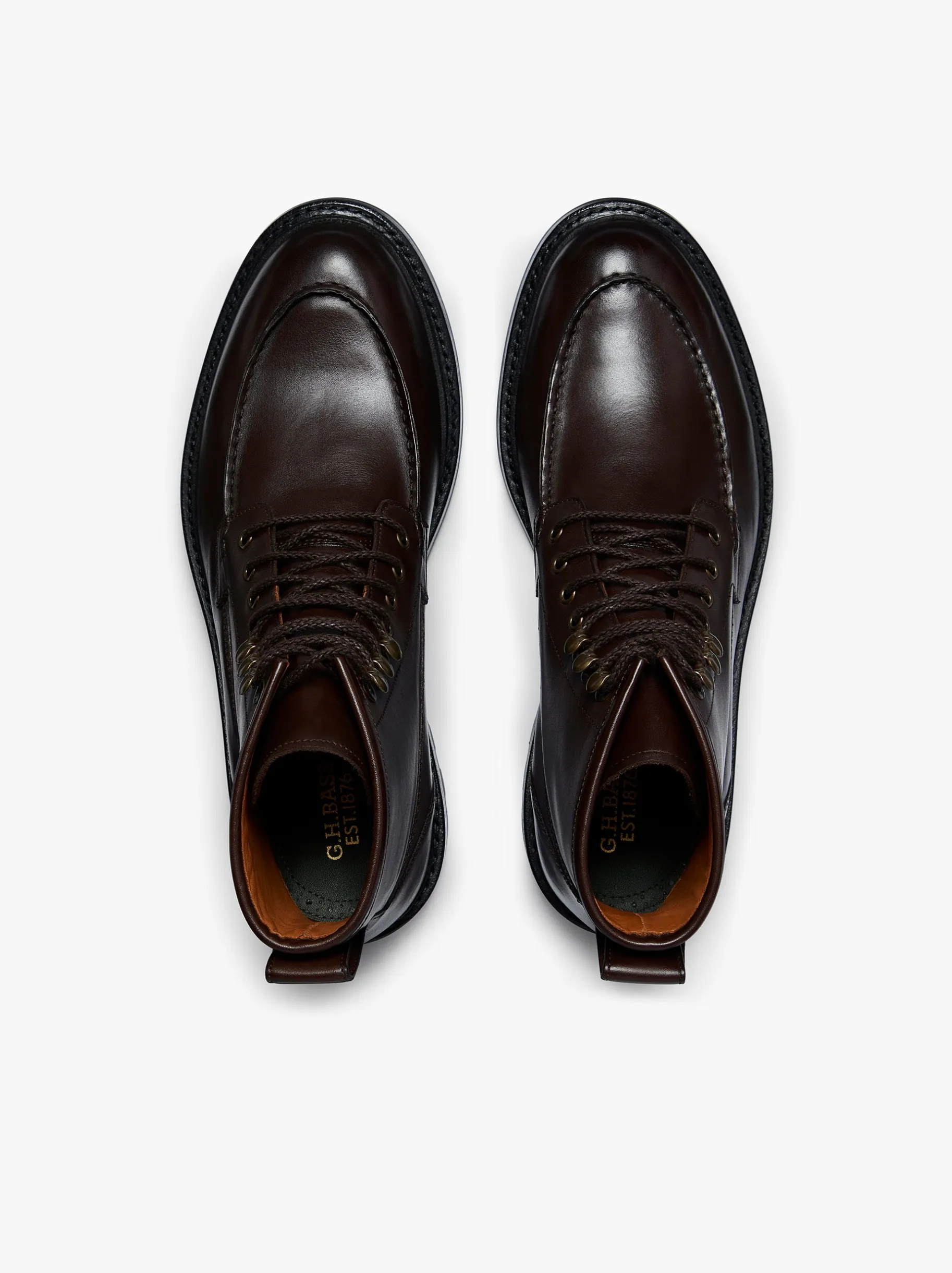 Hot Chase Moc Toe Boots Leather Boots & Moccasins