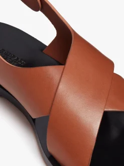 Hot Cross Strap Sandals Leather Women Sandals