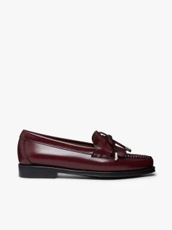 Outlet Easy Weejuns Esther Bow Loafers Leather Women Penny Loafers