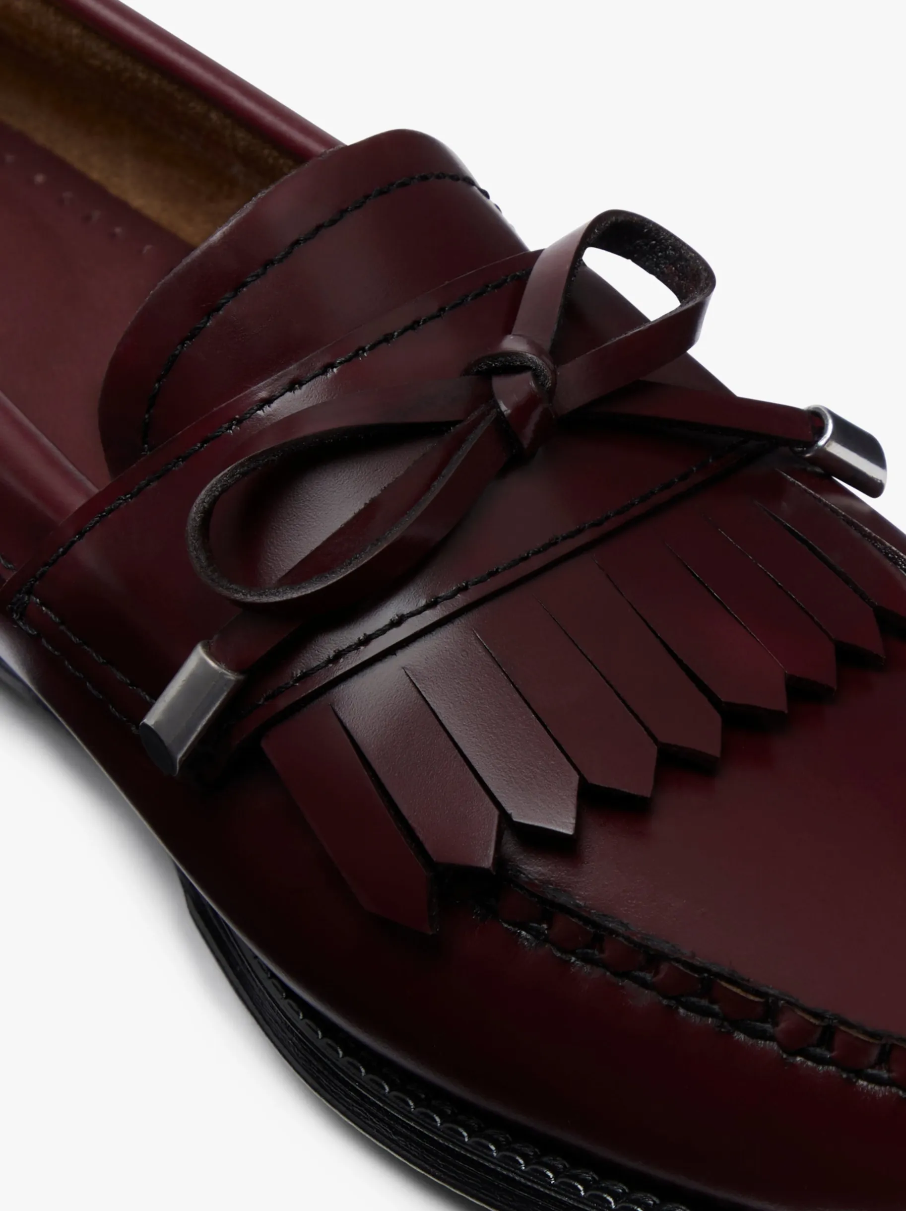 Outlet Easy Weejuns Esther Bow Loafers Leather Women Penny Loafers