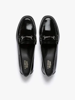 Outlet Easy Weejuns Penny Lianna Horsebit Loafers Black Patent Leather Women Penny Loafers