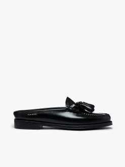 Outlet Easy Weejuns Tetra Tassel Slides Leather Women Tassel Loafers