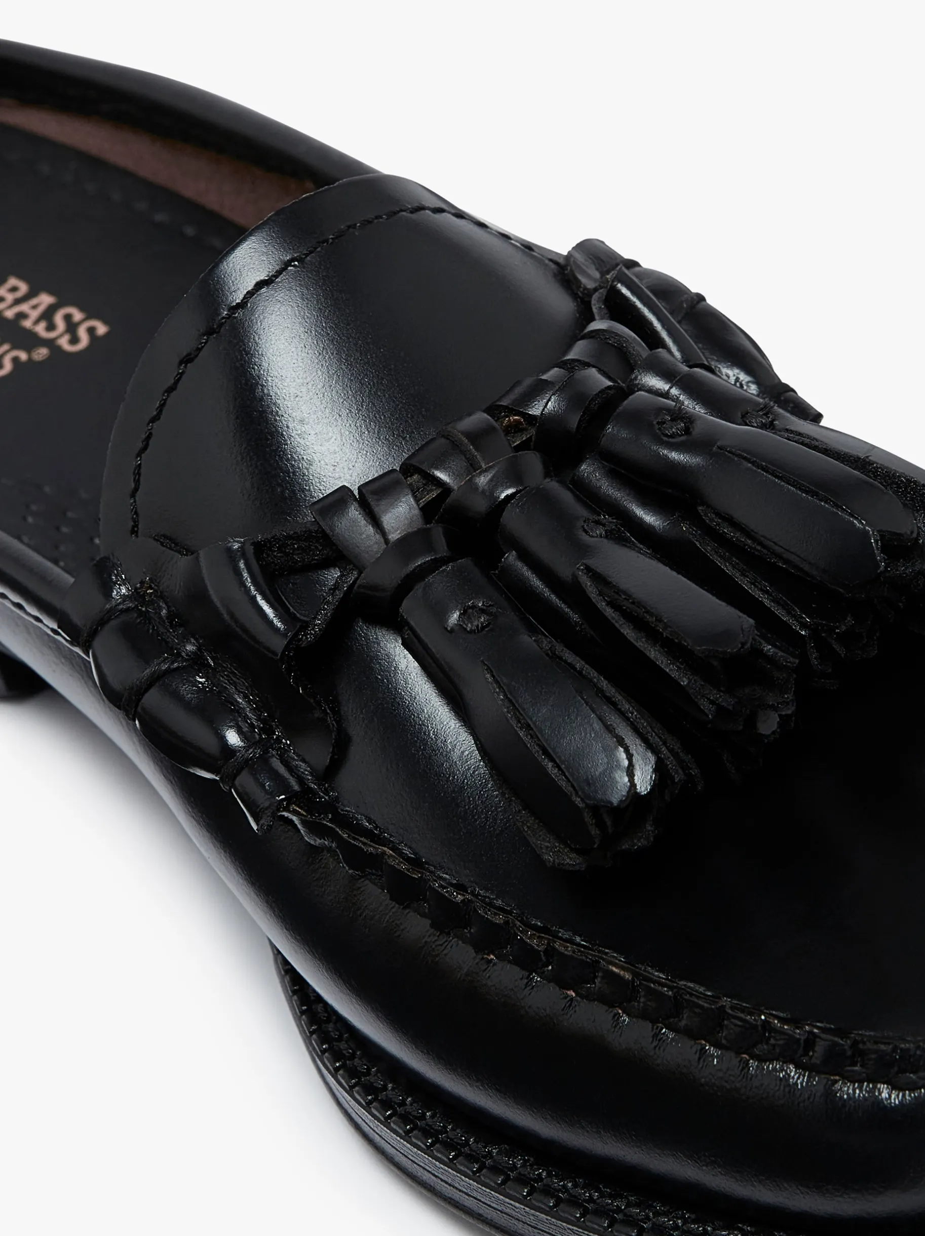 Outlet Easy Weejuns Tetra Tassel Slides Leather Women Tassel Loafers