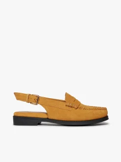 Best Easy Weejuns Whitney Slingback Loafers Suede Women Penny Loafers