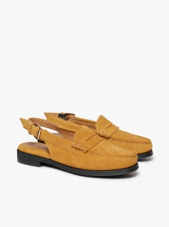 Best Easy Weejuns Whitney Slingback Loafers Suede Women Penny Loafers