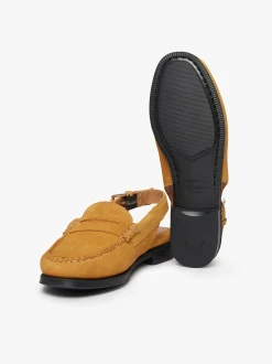 Best Easy Weejuns Whitney Slingback Loafers Suede Women Penny Loafers