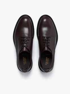 Online Franklin Derby Wine Leather Derbys & Lace Ups