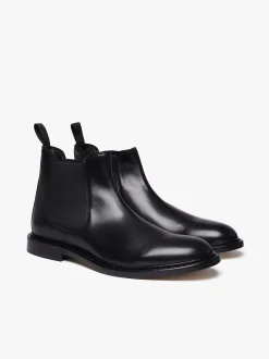 Clearance Harrison Heritage Chelsea Boots Black Leather Boots & Moccasins