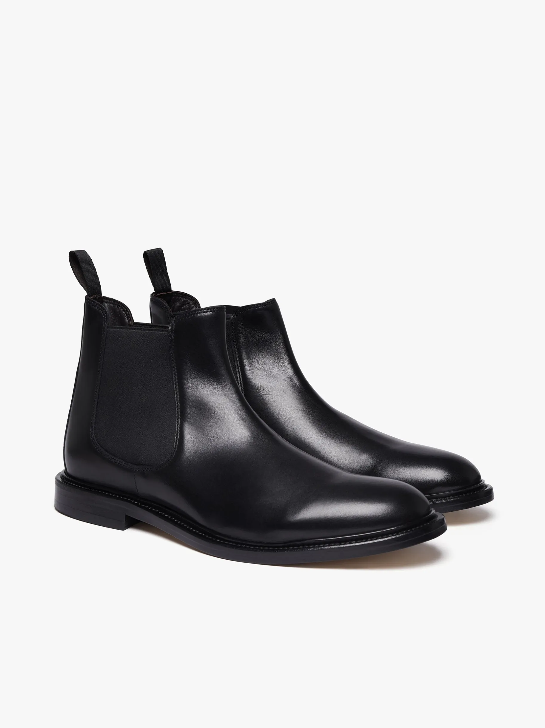 Clearance Harrison Heritage Chelsea Boots Black Leather Boots & Moccasins