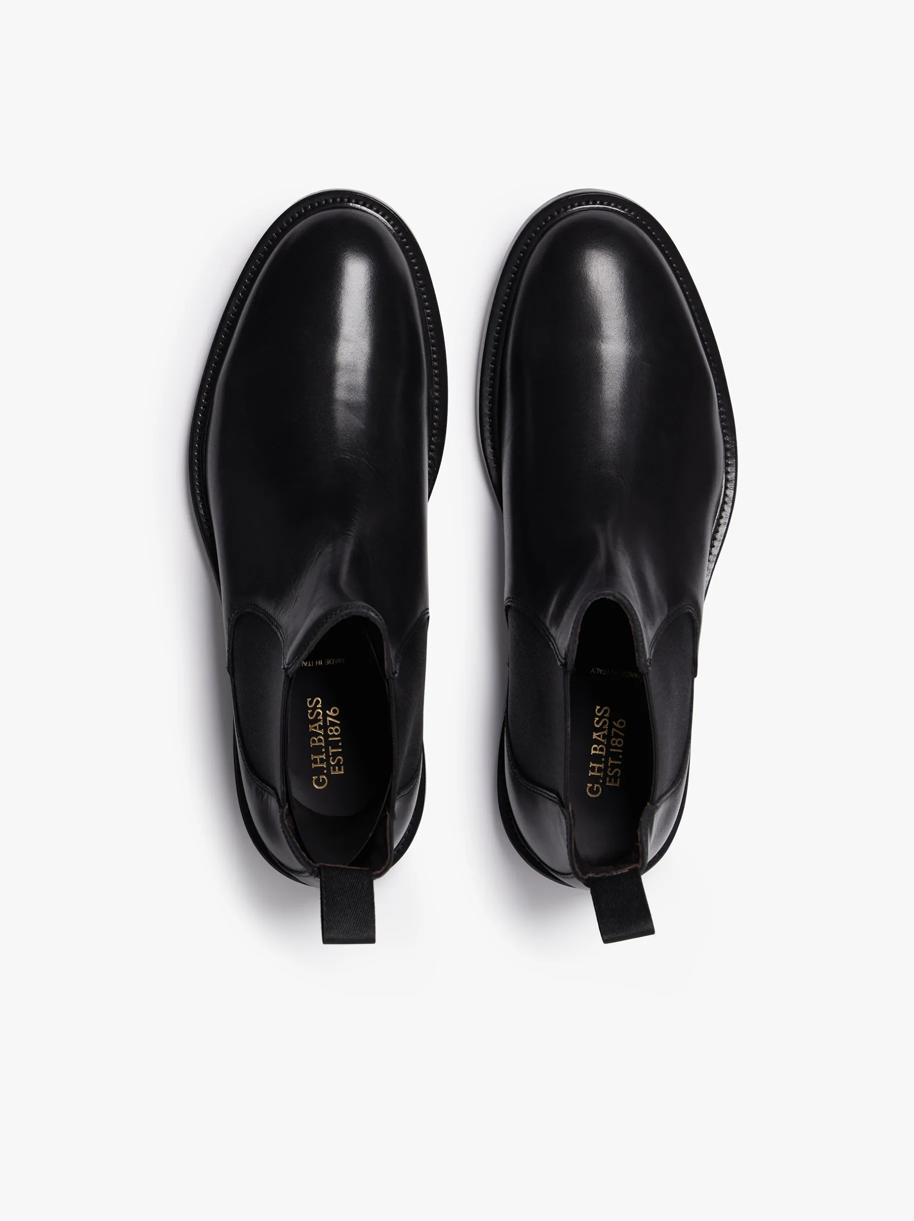 Clearance Harrison Heritage Chelsea Boots Black Leather Boots & Moccasins