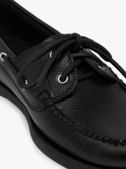Clearance Jetty II 2 Eye Boat Shoes Tumbled Leather Boat Shoes