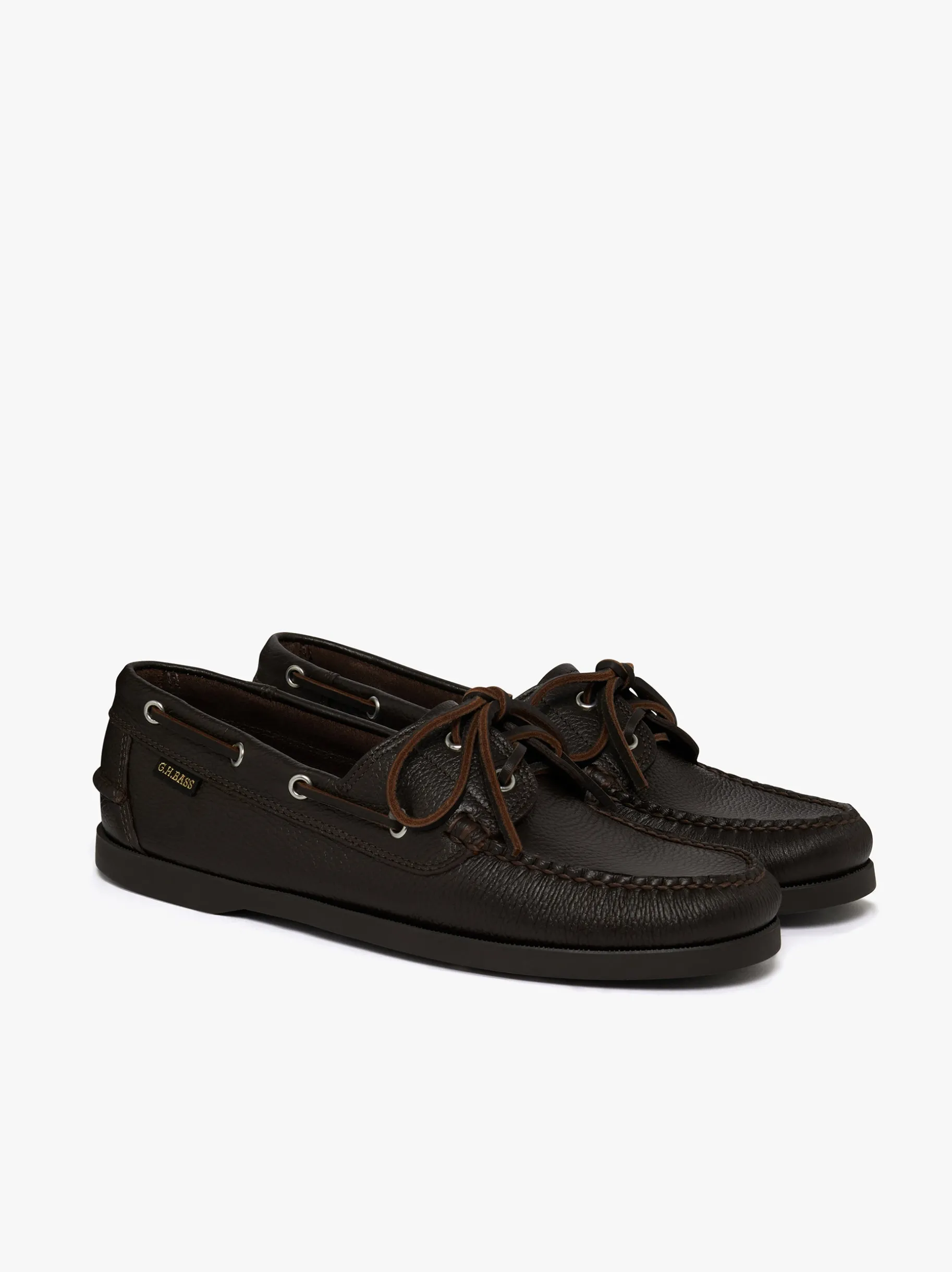 Sale Jetty II 2 Eye Boat Shoes Tumbled Leather Boat Shoes