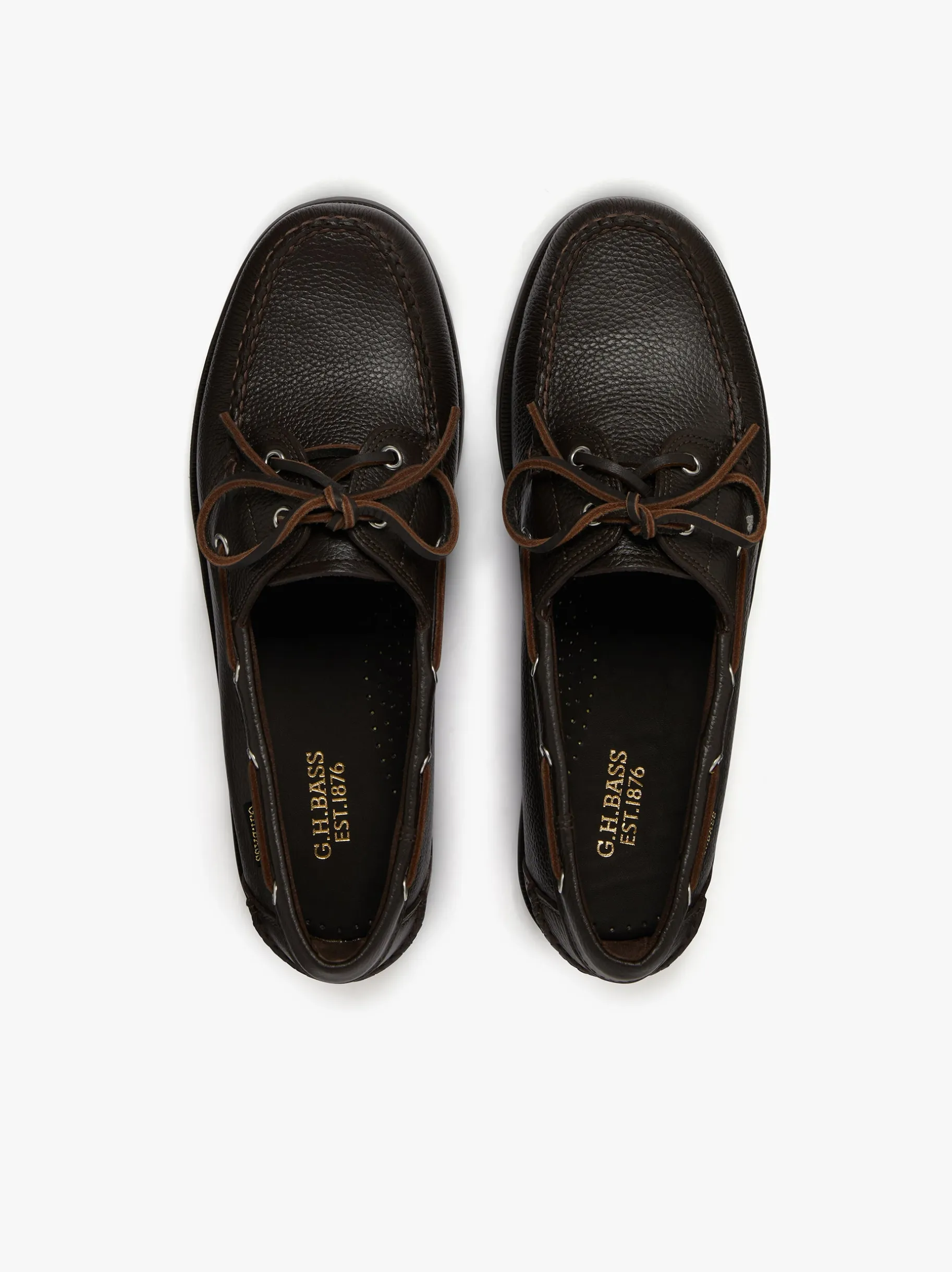 Sale Jetty II 2 Eye Boat Shoes Tumbled Leather Boat Shoes