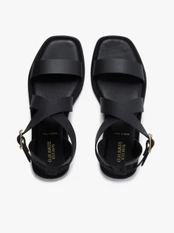 Outlet Marina Ankle Strap Sandal Leather Women Sandals