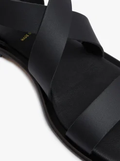 Outlet Marina Ankle Strap Sandal Leather Women Sandals