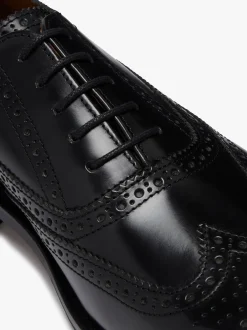 Online Monogram Double Brogue Wingtip Leather Derbys & Lace Ups
