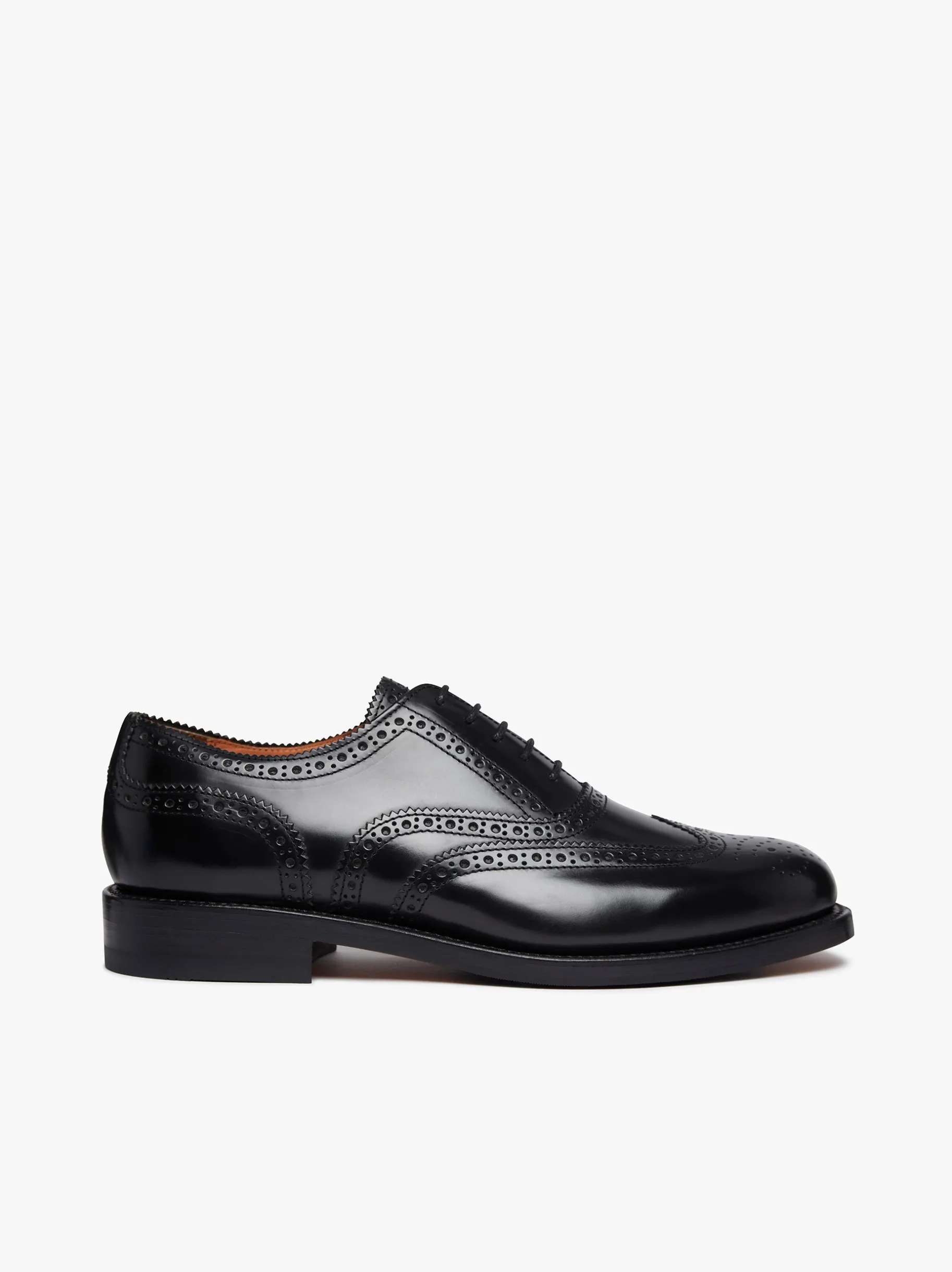 Online Monogram Double Brogue Wingtip Leather Derbys & Lace Ups