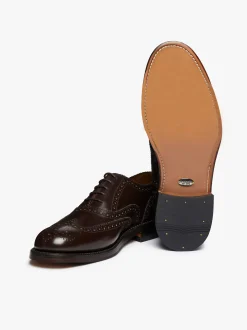 Discount Monogram Double Brogue Wingtip Leather Derbys & Lace Ups