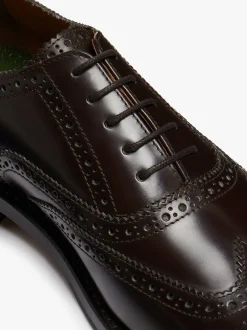 Discount Monogram Double Brogue Wingtip Leather Derbys & Lace Ups