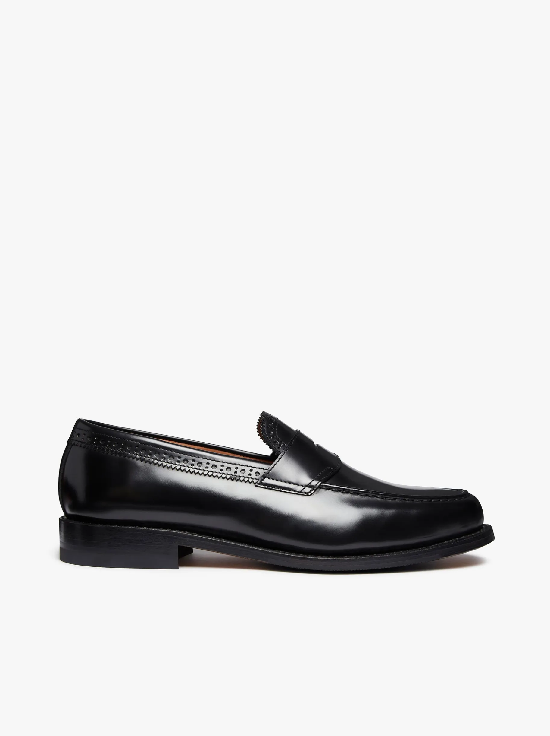Monogram Loafers Leather Penny Loafers