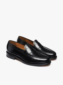 Monogram Loafers Leather Penny Loafers