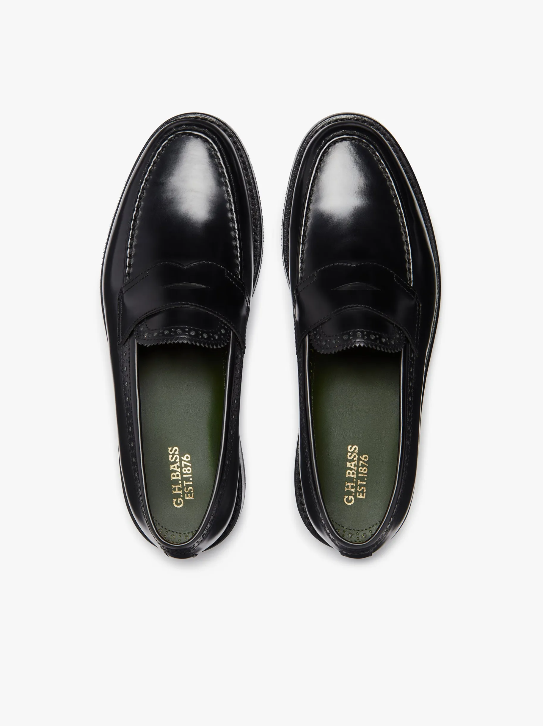 Monogram Loafers Leather Penny Loafers