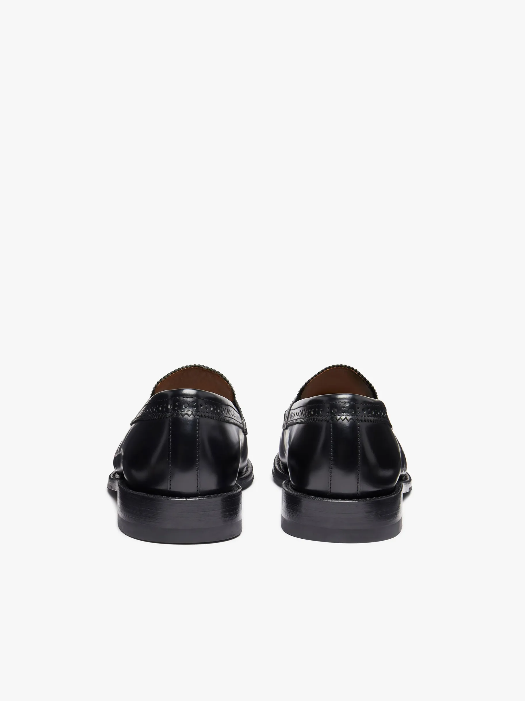 Monogram Loafers Leather Penny Loafers