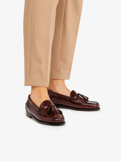 Clearance Weejuns Esther Kiltie Tassel Loafers Leather Women Tassel Loafers