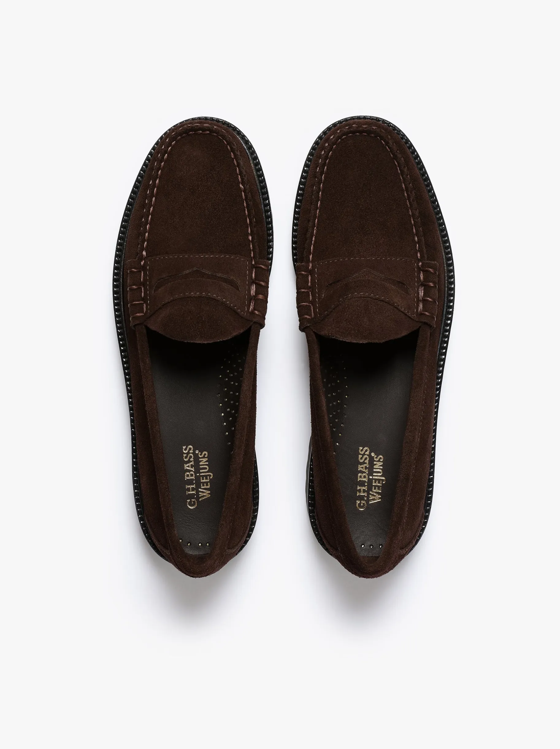 Outlet Weejuns Larson Lug Penny Loafers suede Penny Loafers