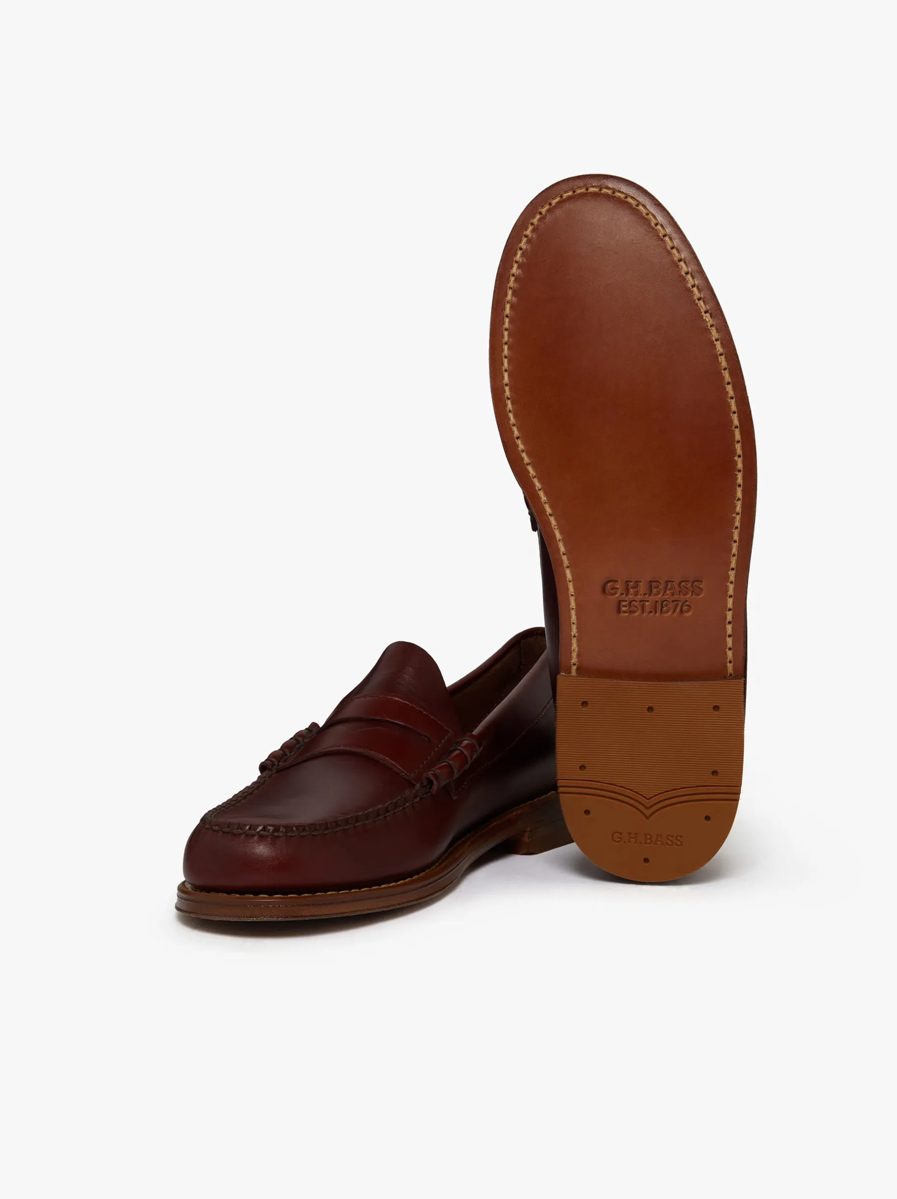 Best Weejuns Larson Penny Loafers pull up leather Penny Loafers
