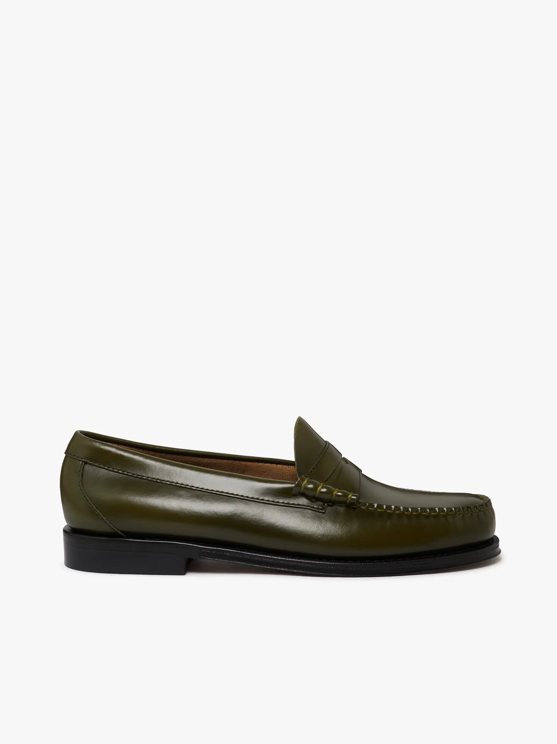 Online Weejuns Larson Penny Loafers green leather Penny Loafers