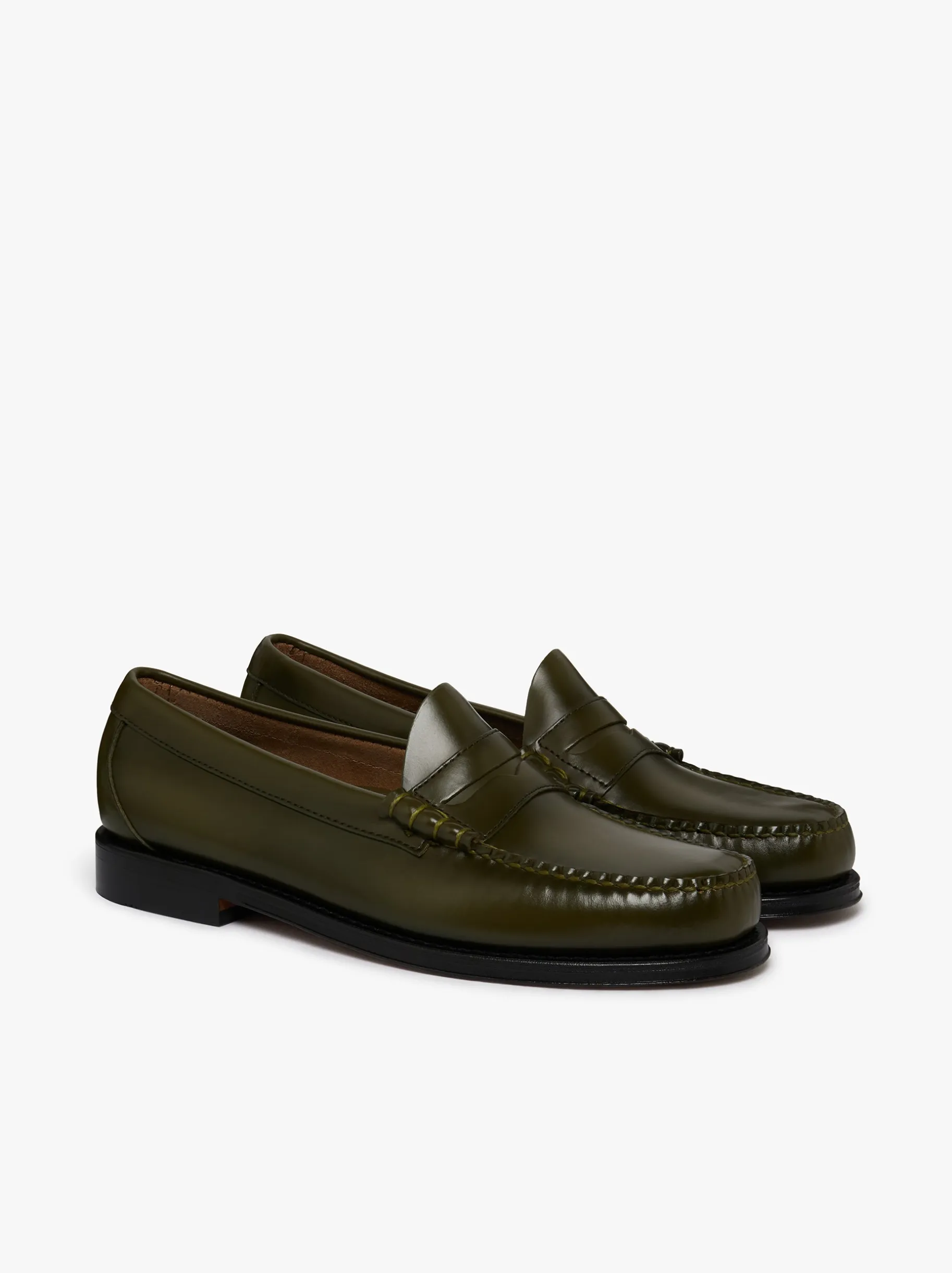 Online Weejuns Larson Penny Loafers green leather Penny Loafers