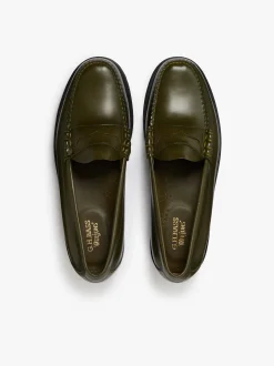 Online Weejuns Larson Penny Loafers green leather Penny Loafers
