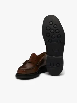 New Weejuns Larson Step Penny Loafers Mid brown leather Penny Loafers