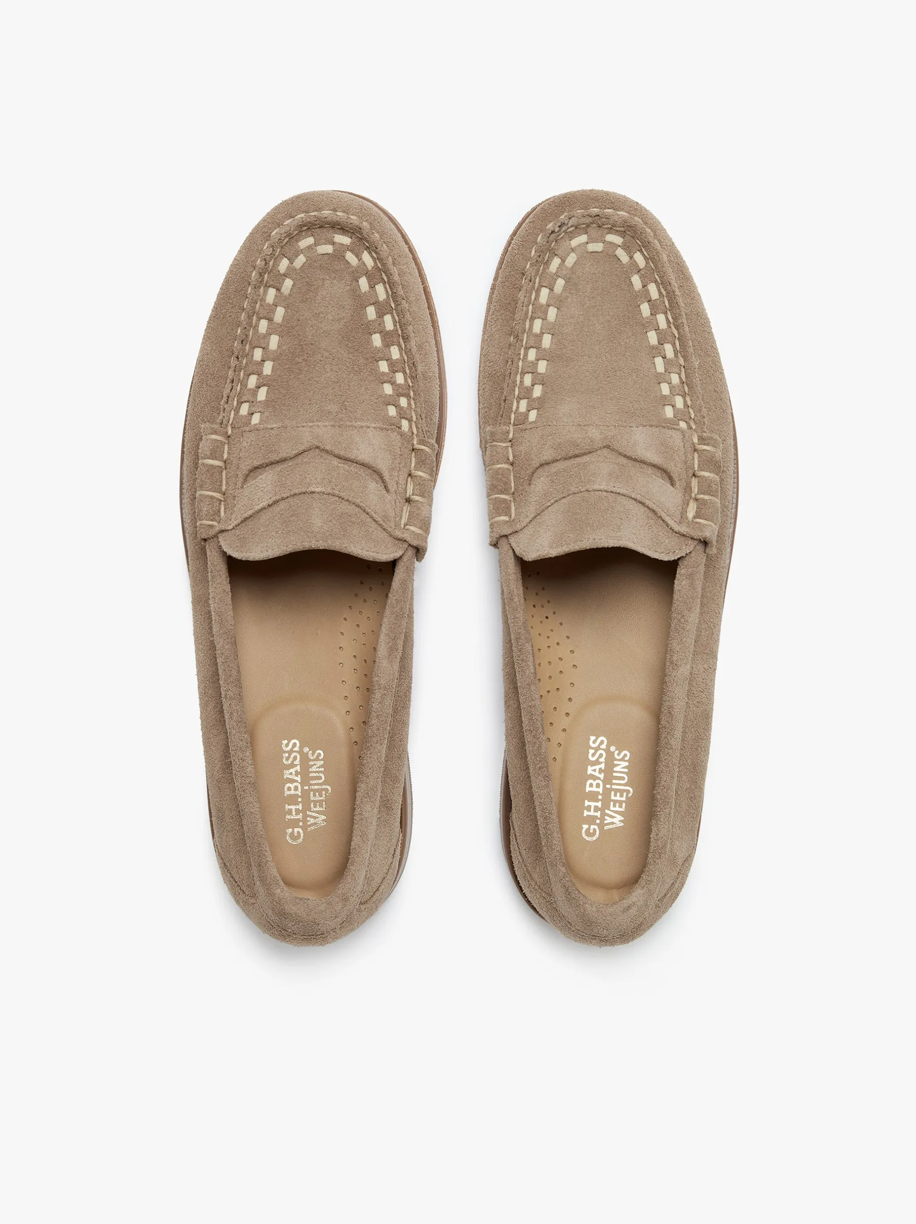 Hot Weejuns Larson Weave Loafers Suede Penny Loafers