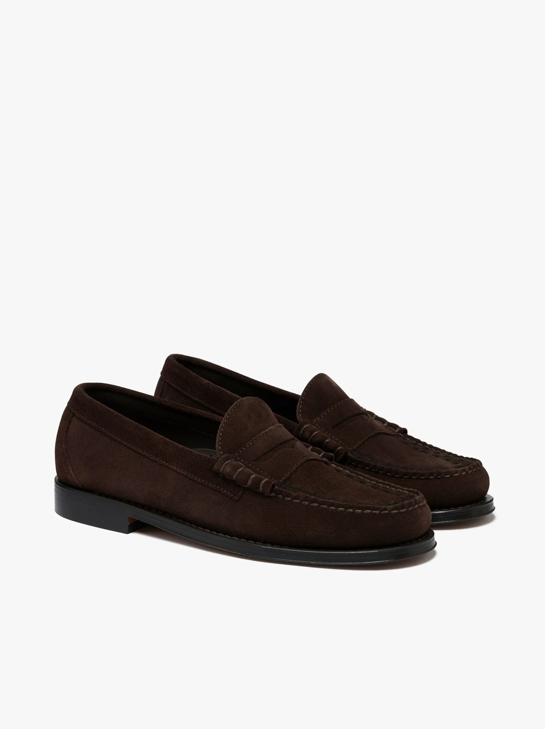 Sale Weejuns Larson Weave Loafers Suede Penny Loafers