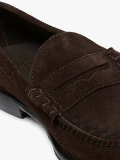 Sale Weejuns Larson Weave Loafers Suede Penny Loafers