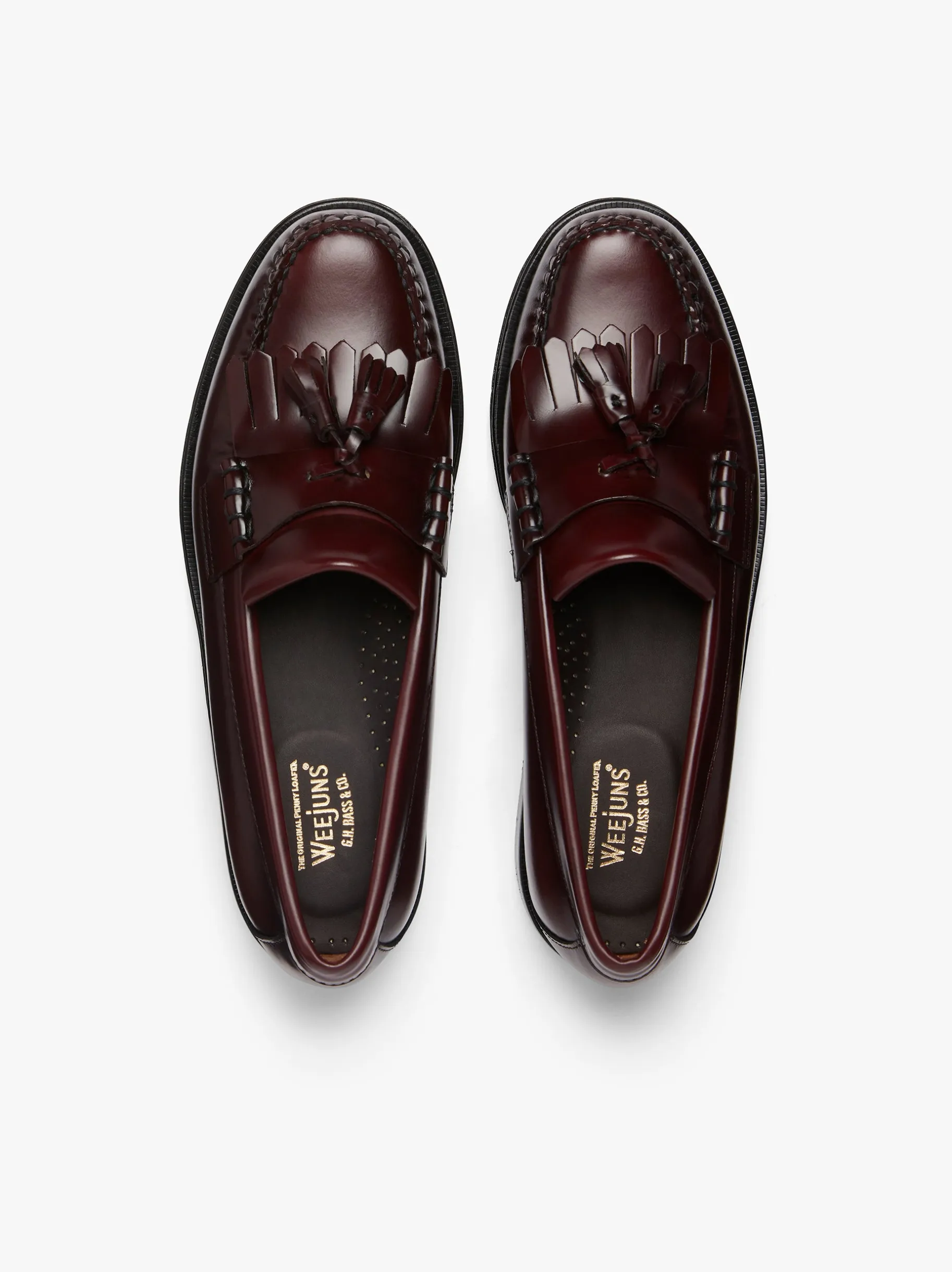 Hot Weejuns Layton Kiltie Loafers Leather Tassel Loafers