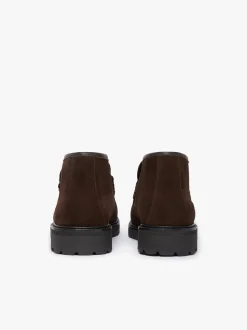 Weejuns Lug Boots Chocolate Suede Boots & Moccasins