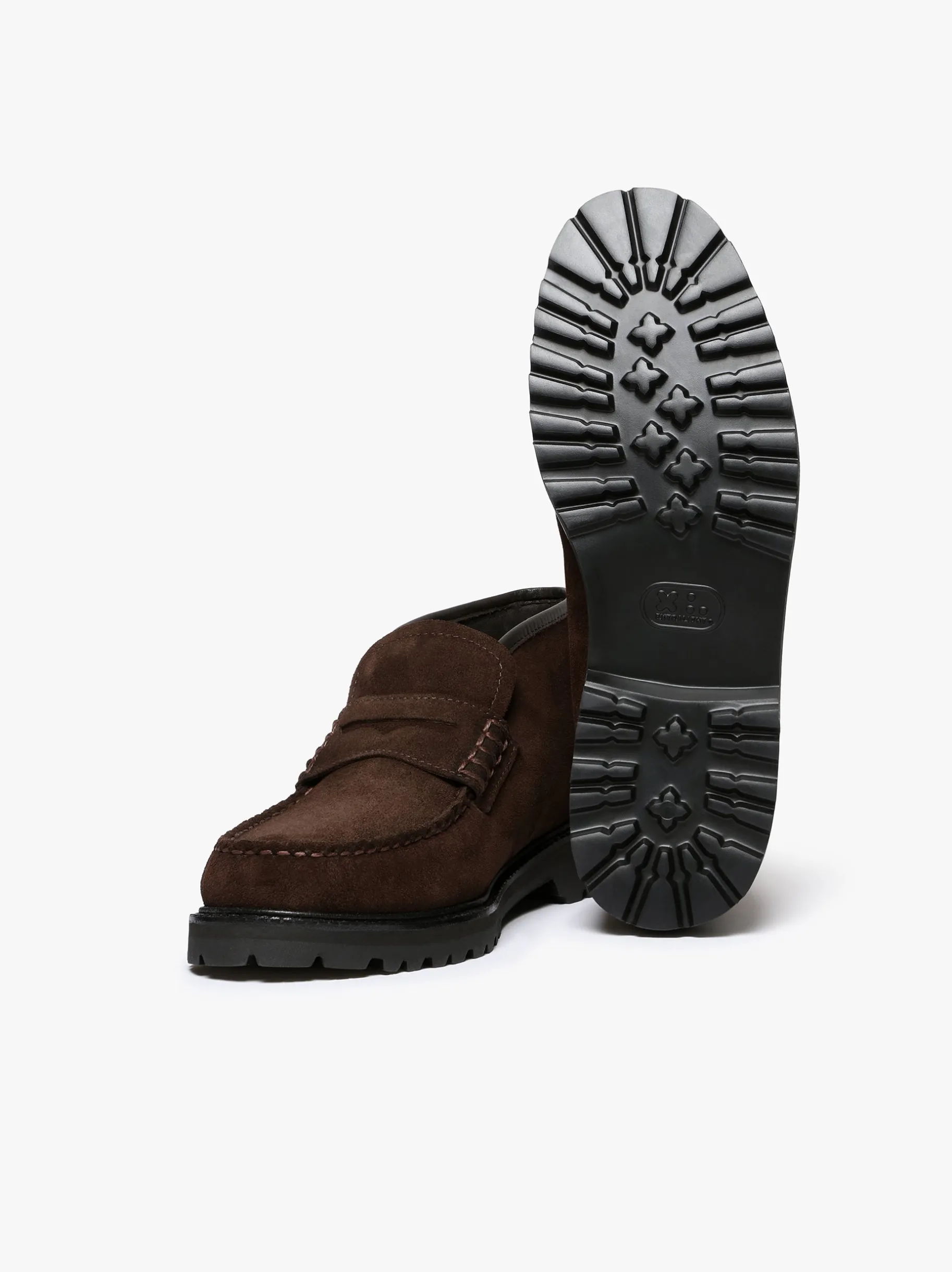 Weejuns Lug Boots Chocolate Suede Boots & Moccasins