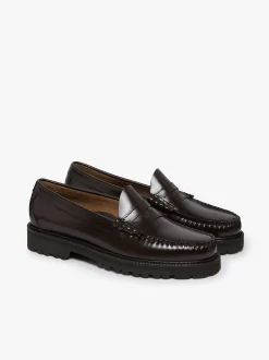 New Weejuns Lug Larson Penny Loafers leather with lug sole Chunky Loafers