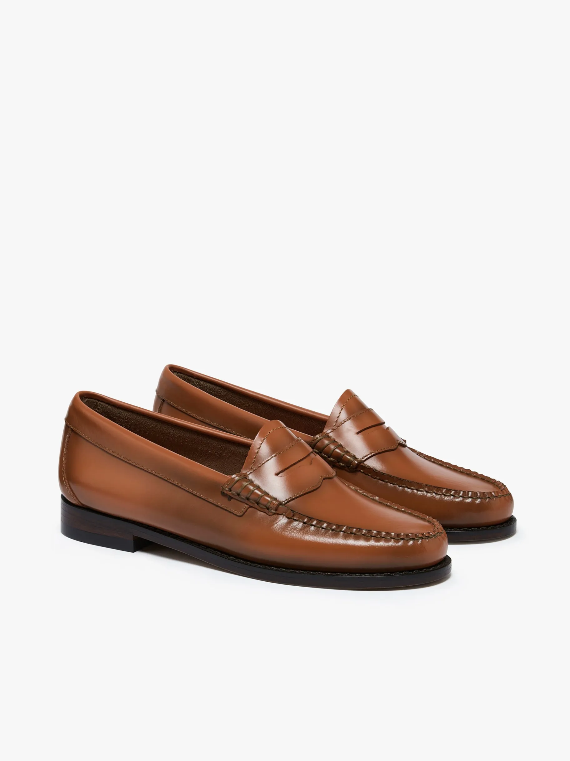 Weejuns Penny Loafers Bombay Brown Leather Women Penny Loafers