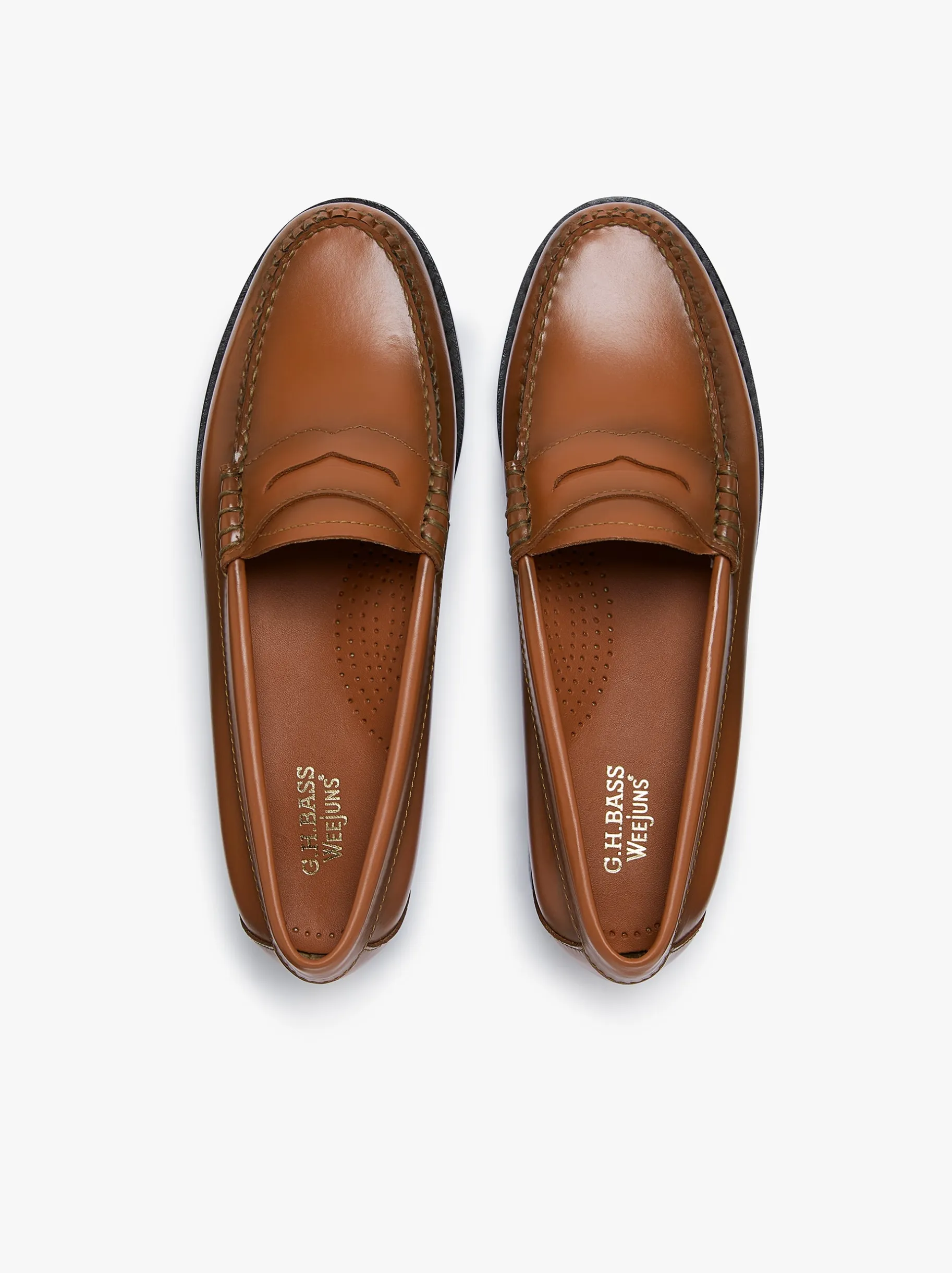 Weejuns Penny Loafers Bombay Brown Leather Women Penny Loafers