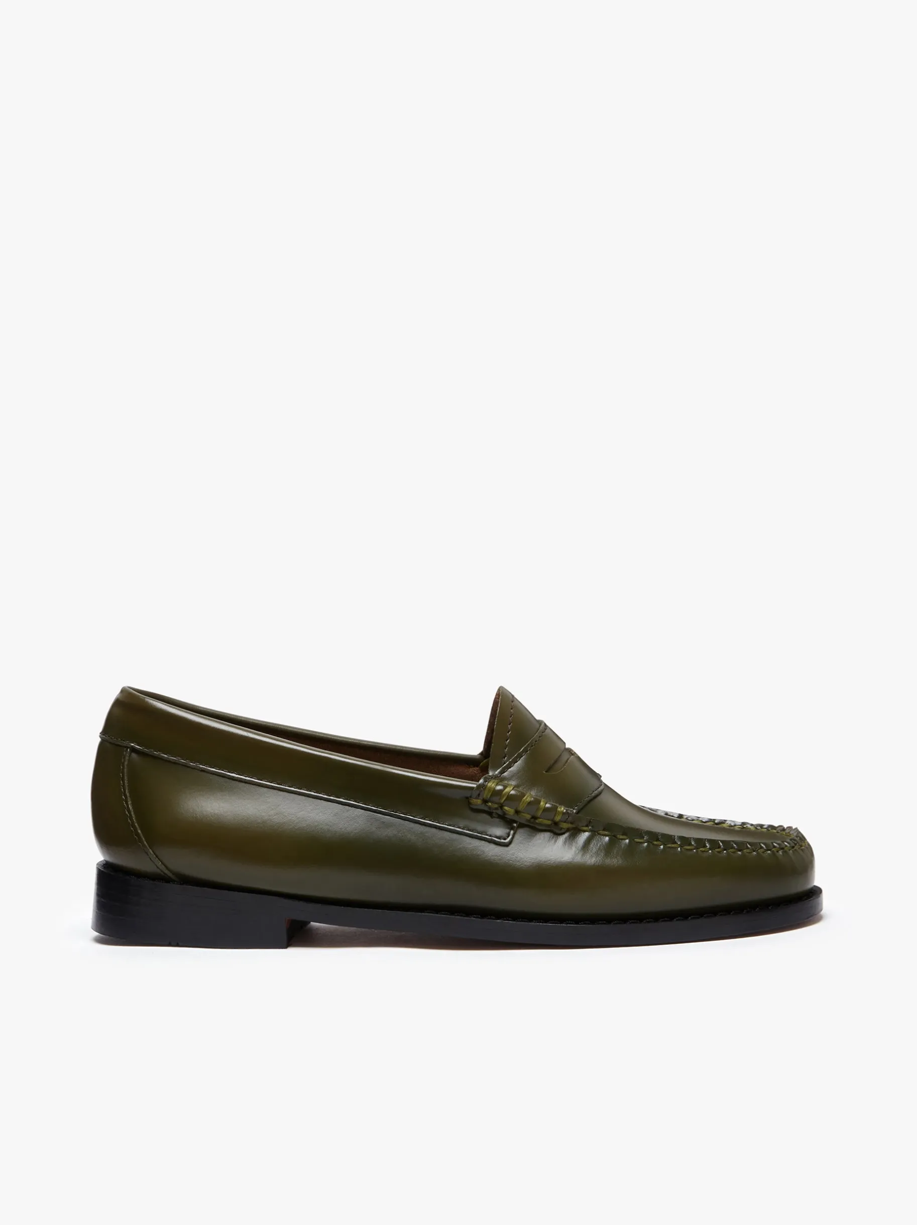 Outlet Weejuns Penny Loafers green leather Women Penny Loafers
