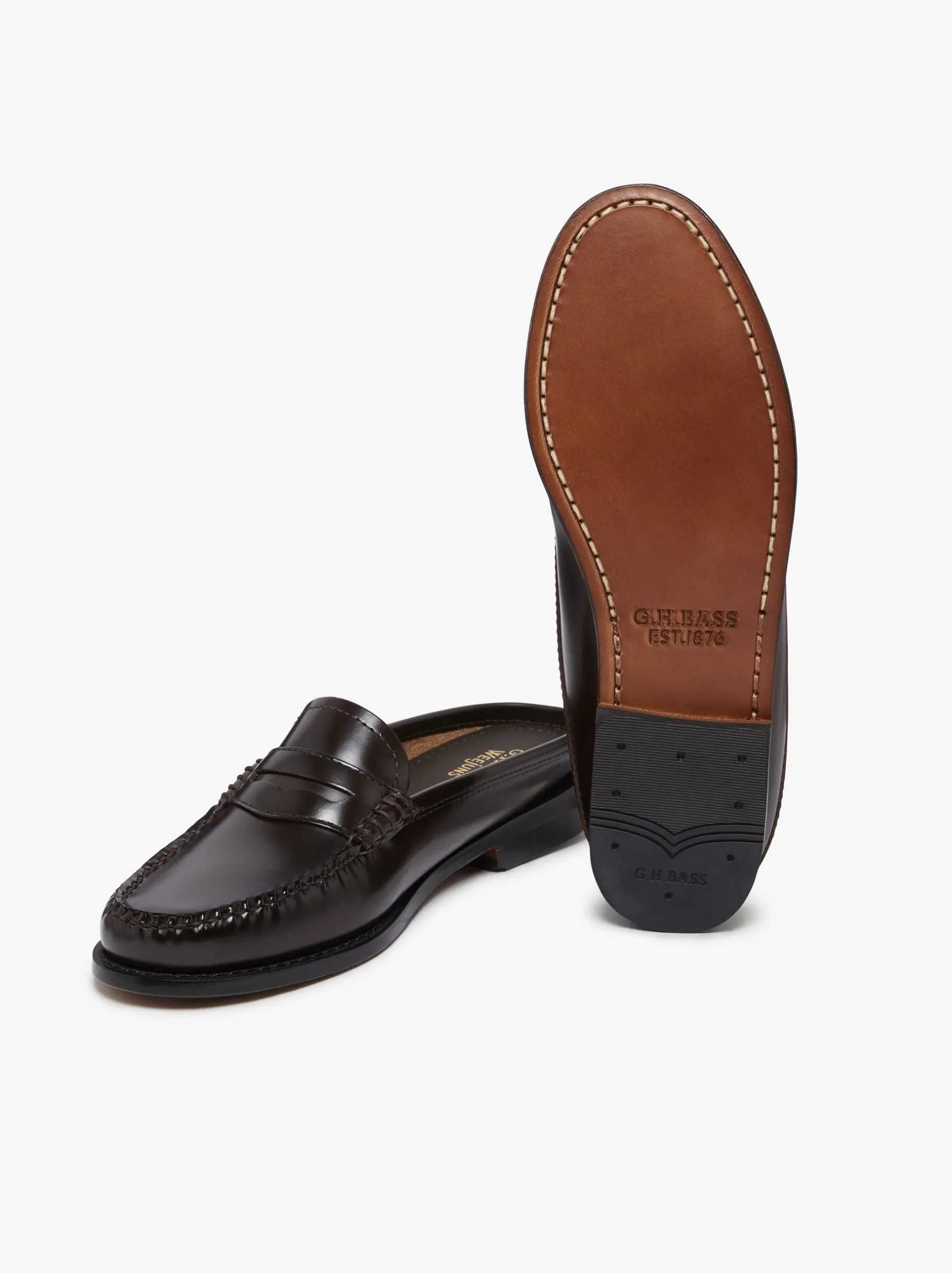 Best Weejuns Penny Slides Leather Women Penny Loafers